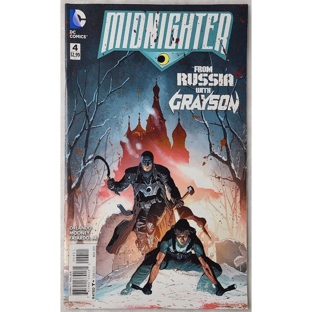 Midnighter 4 DC Comics 2015 VF 8.0  Vol 2 Dick Grayson